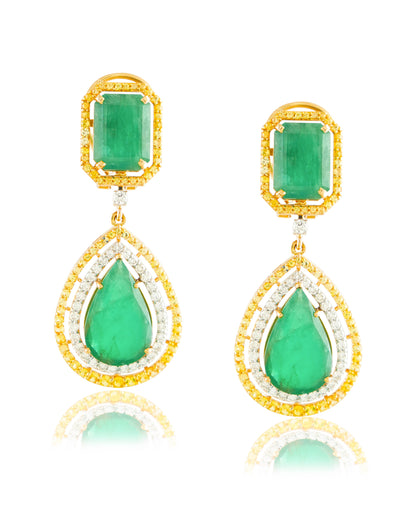 Manisha Diamond Long Earrings