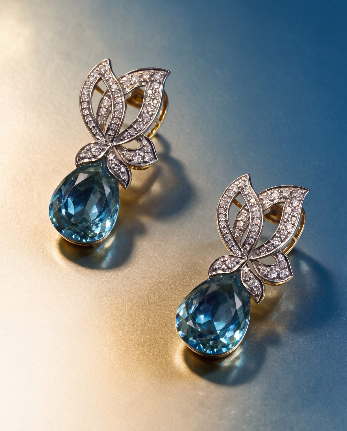 Diamond Long Earrings