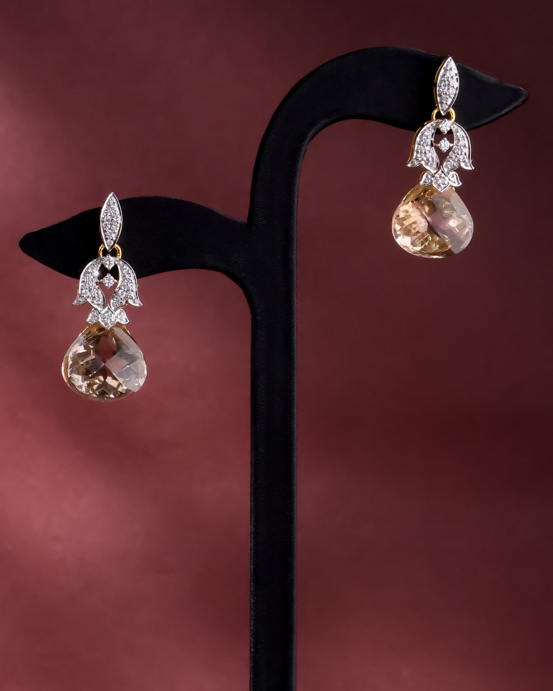 Diamond  Long Earrings