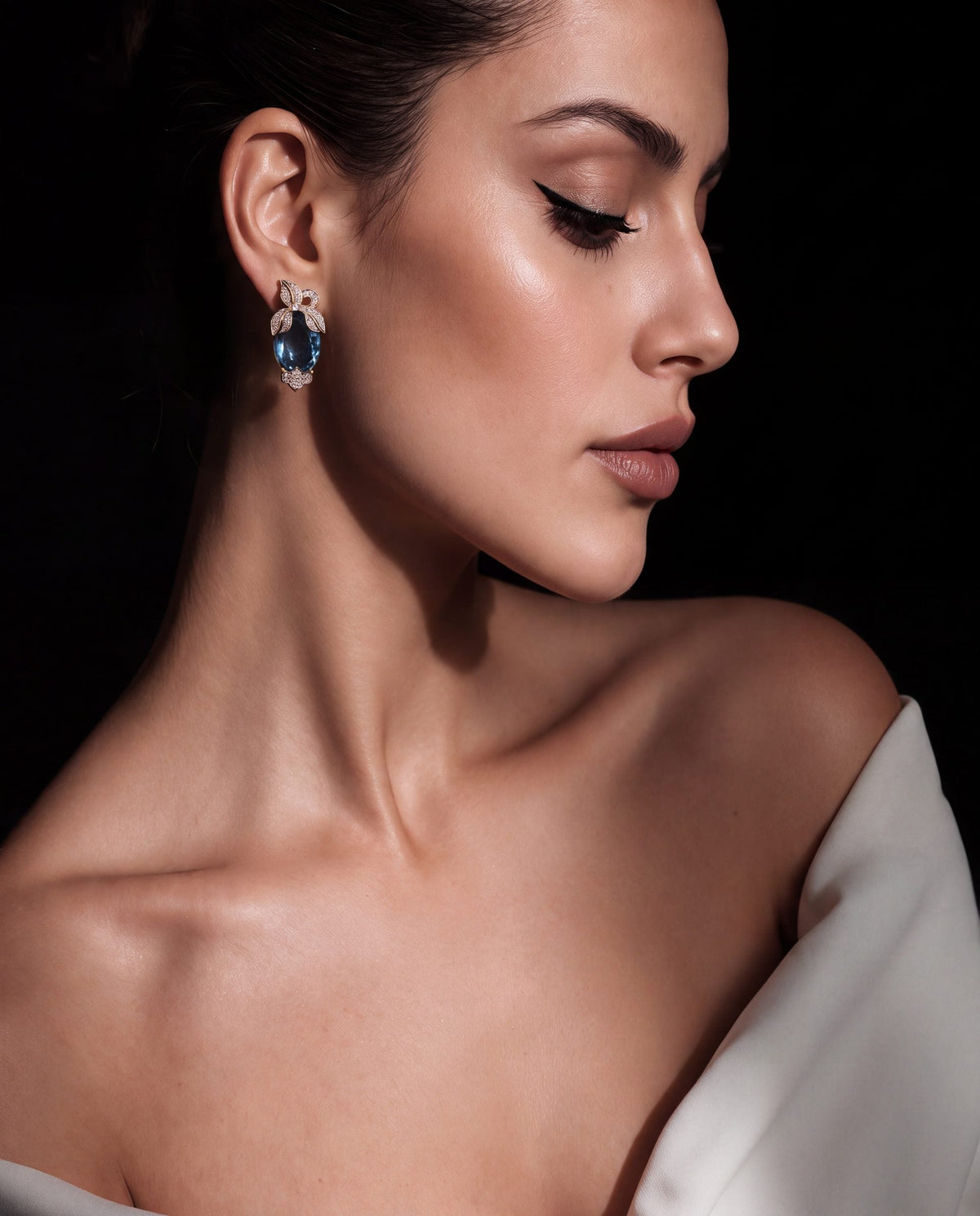 Diamond Long Earrings