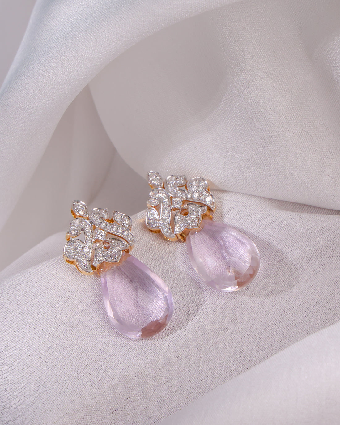 Diamond  Long Earrings