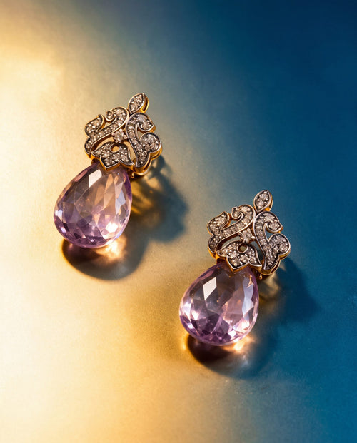 Diamond Long Earrings