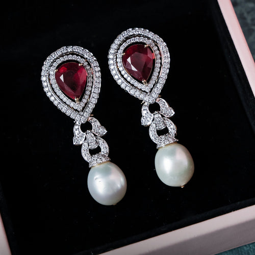 Diamond Long Earrings