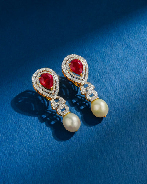 Diamond Long Earrings