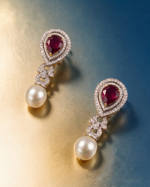Diamond Long Earrings