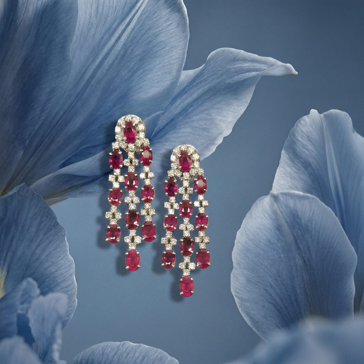 Diamond Long Earrings