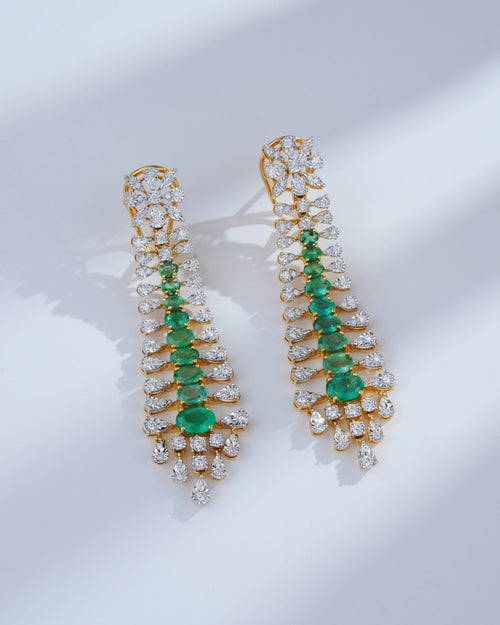 Tessa Diamond Long Earrings