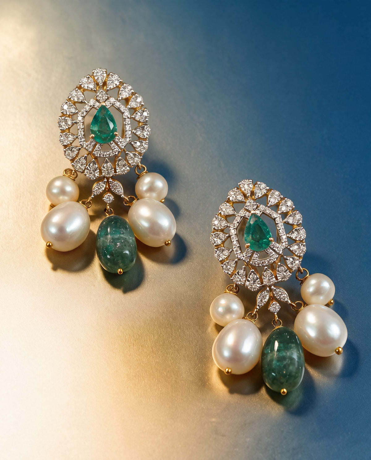 Diamond Long Earrings