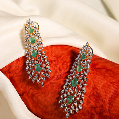 Diamond Long Earrings