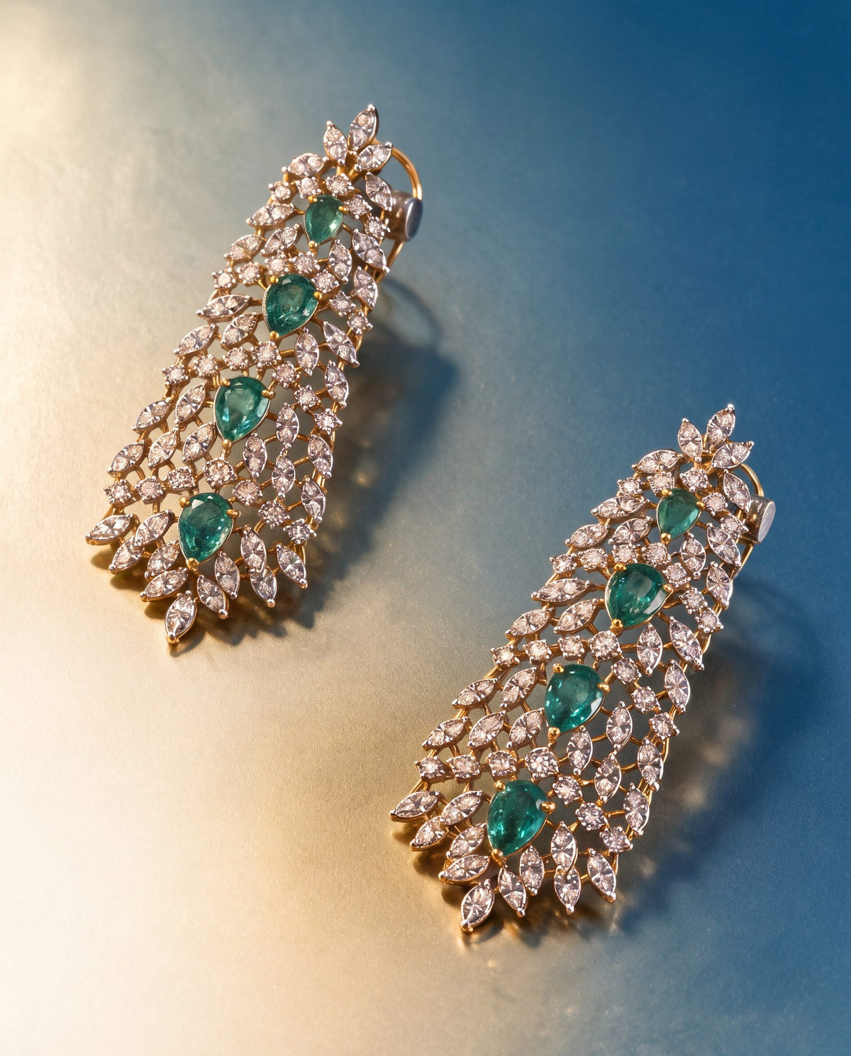 Diamond Long Earrings