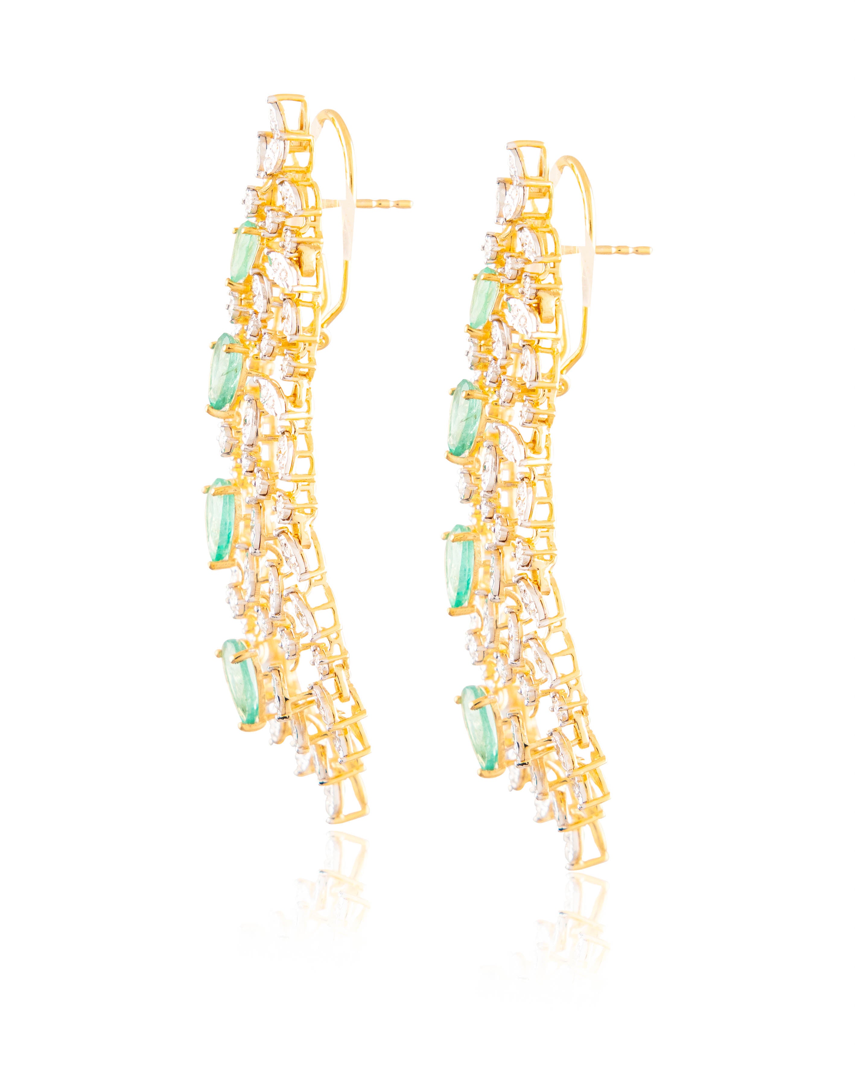 Diamond Long Earrings