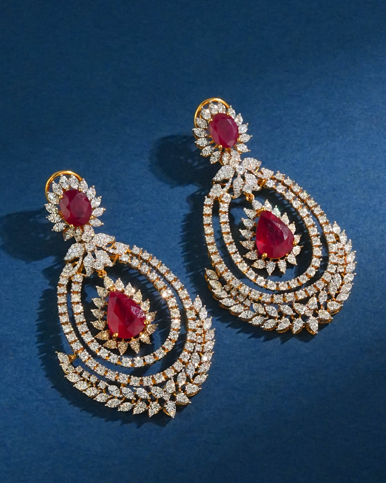 Diamond Long Earrings