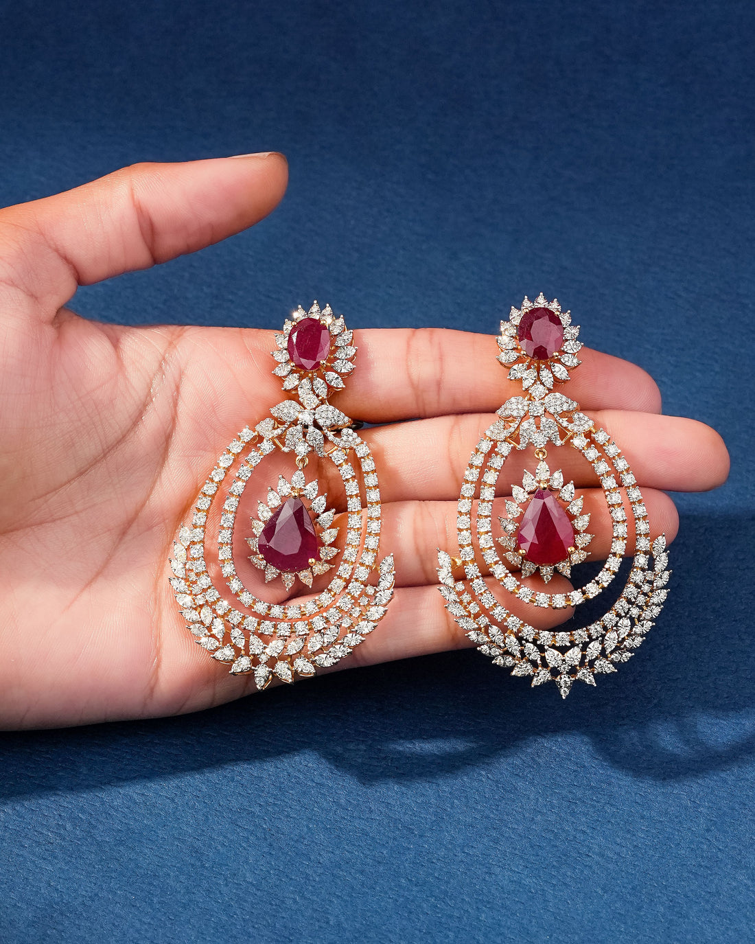 Diamond Long Earrings