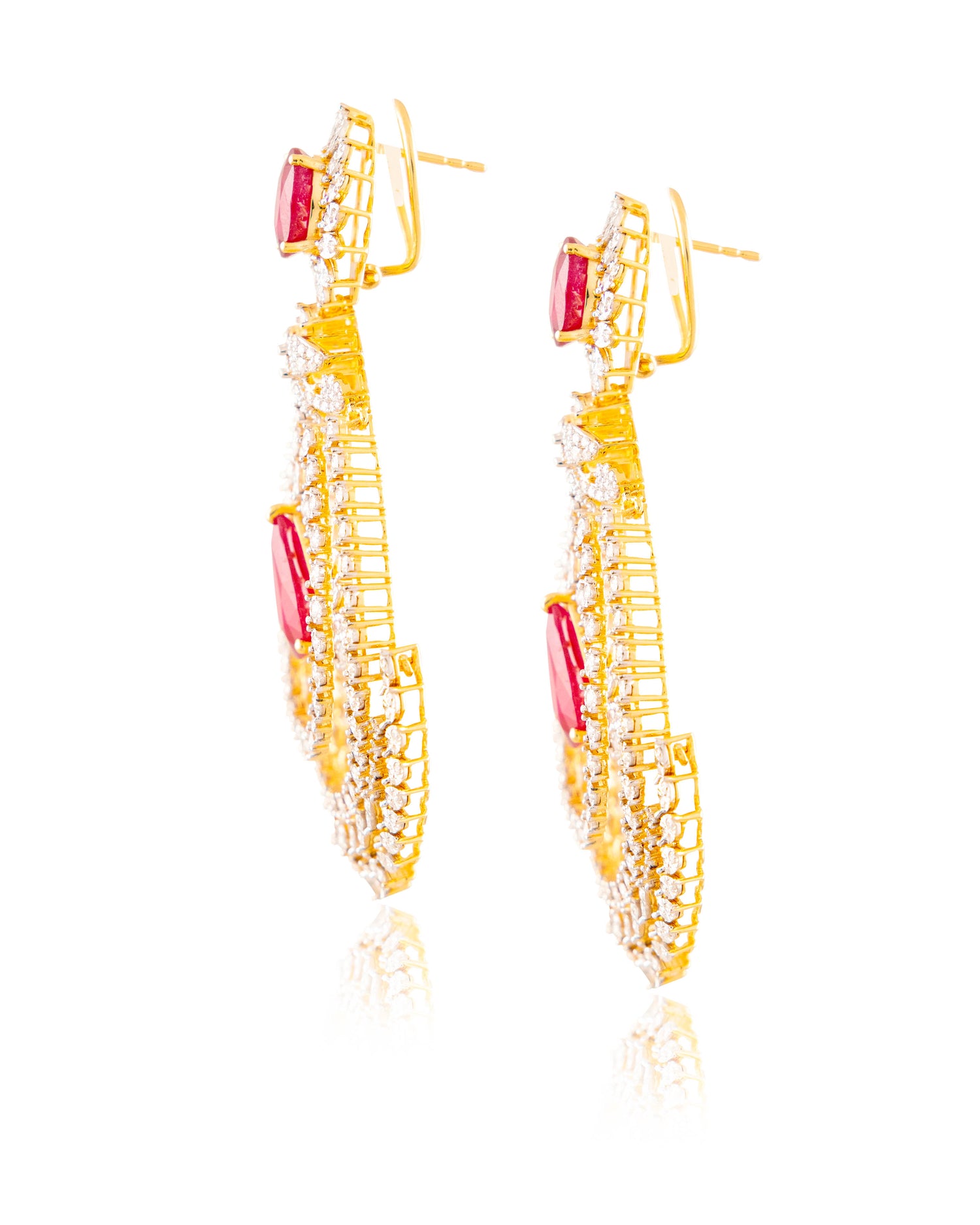 Diamond Long Earrings