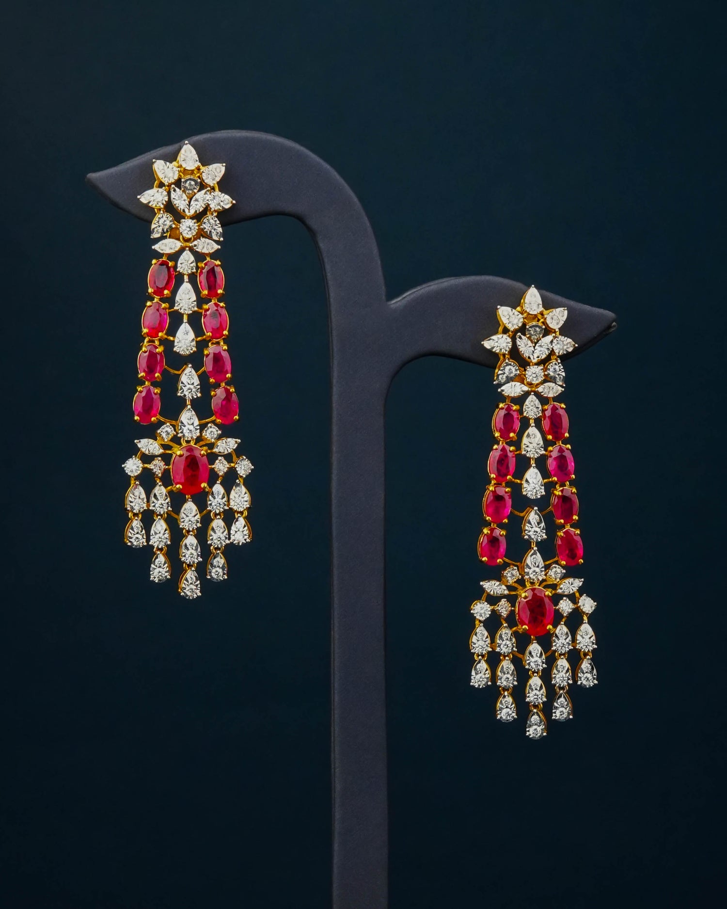 Diamond Long Earrings
