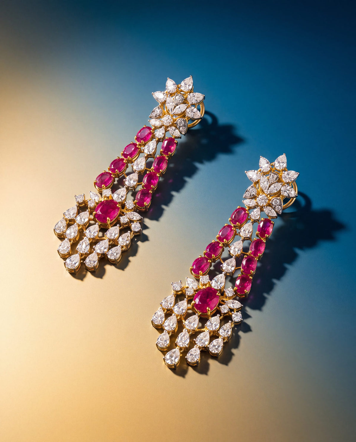 Diamond Long Earrings
