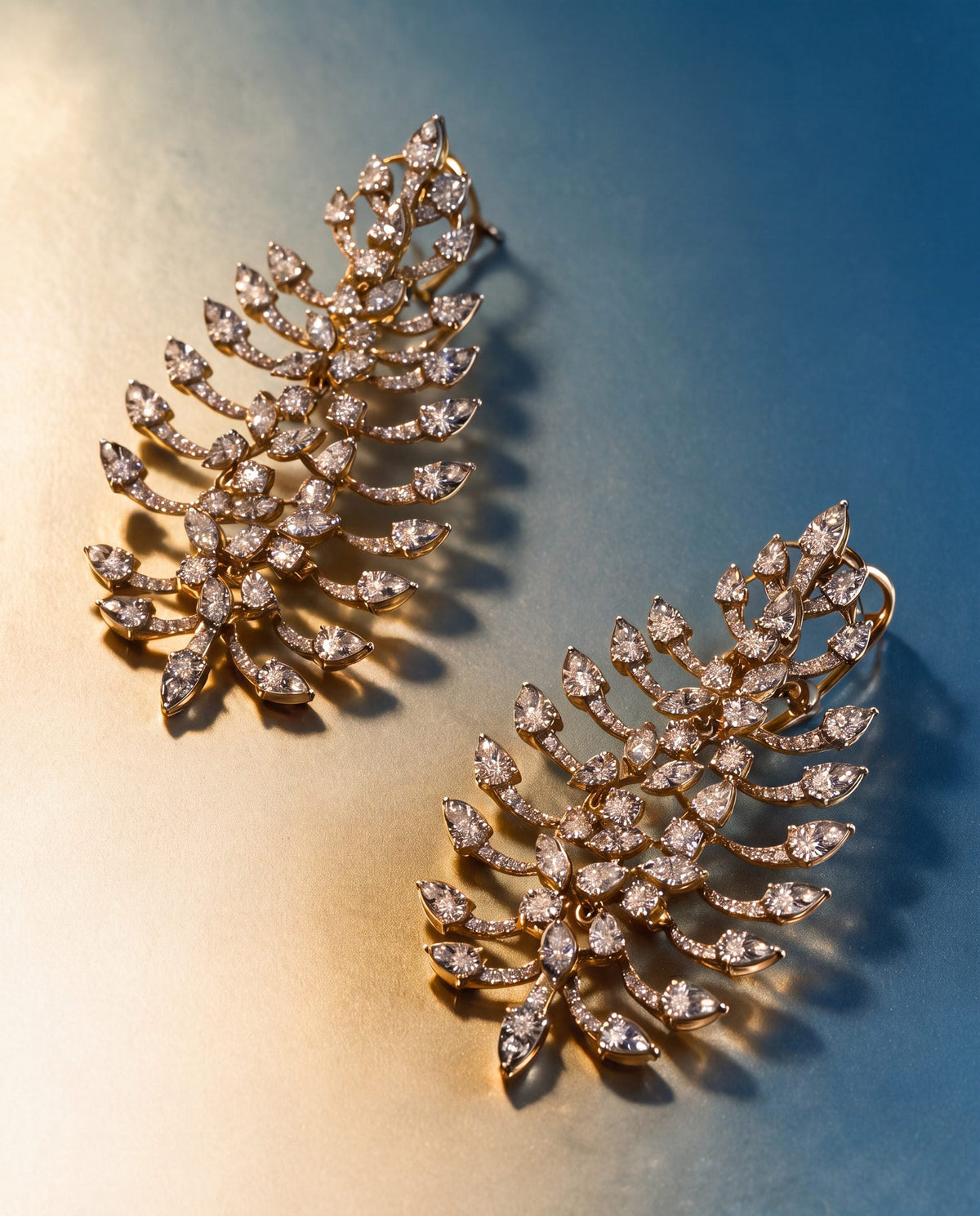 Diamond Long Earrings