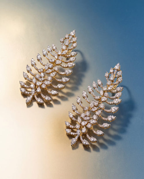 Diamond Long Earrings
