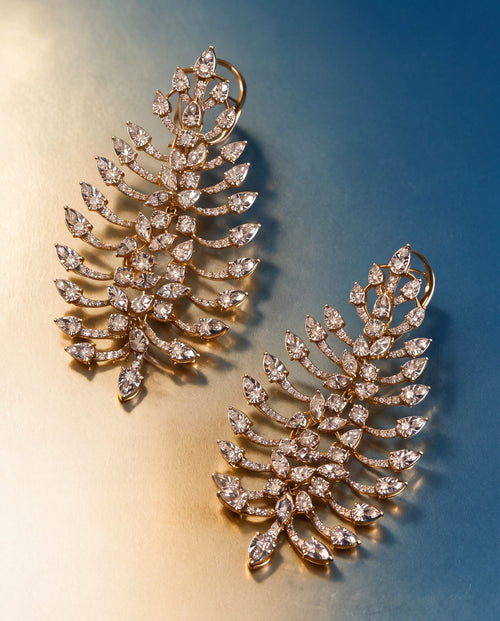 Diamond Long Earrings