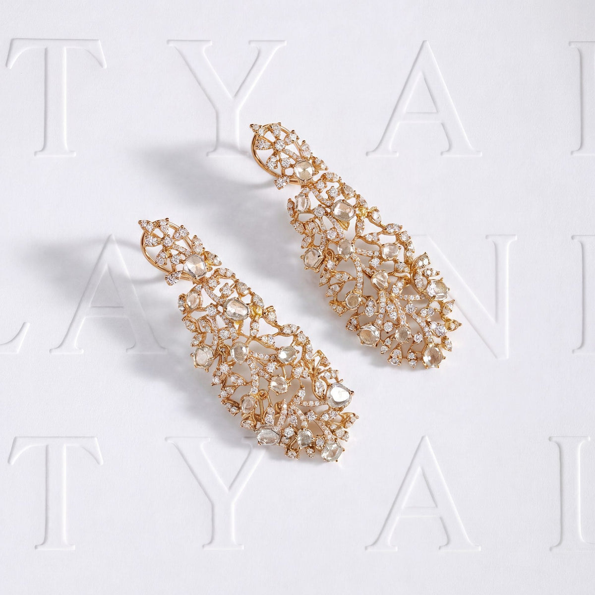 Diamond Long Earrings
