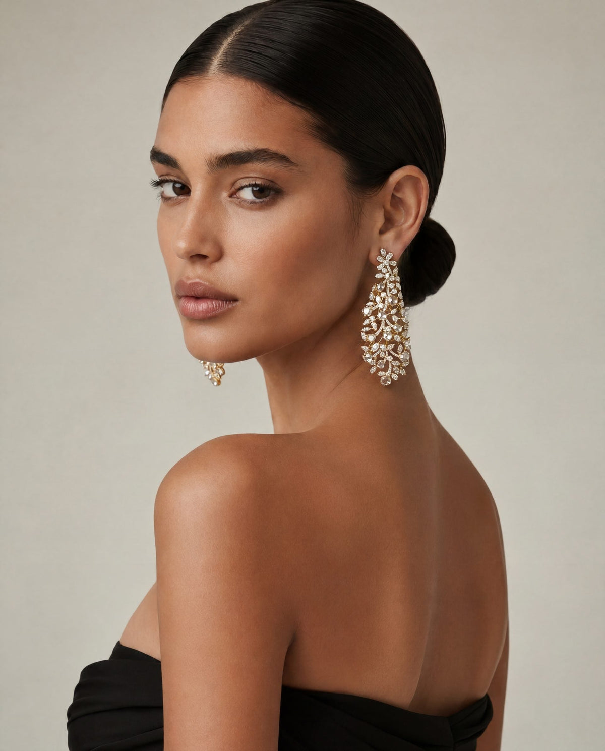 Diamond Long Earrings