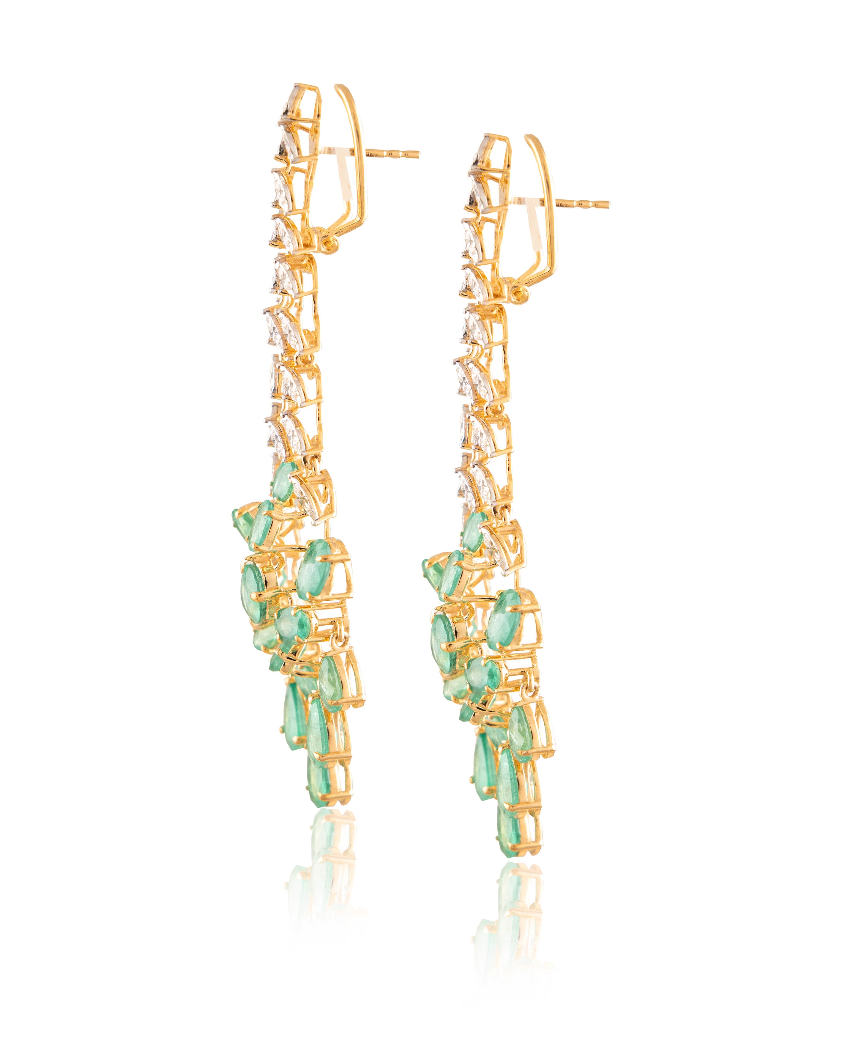 Diamond Long Earrings