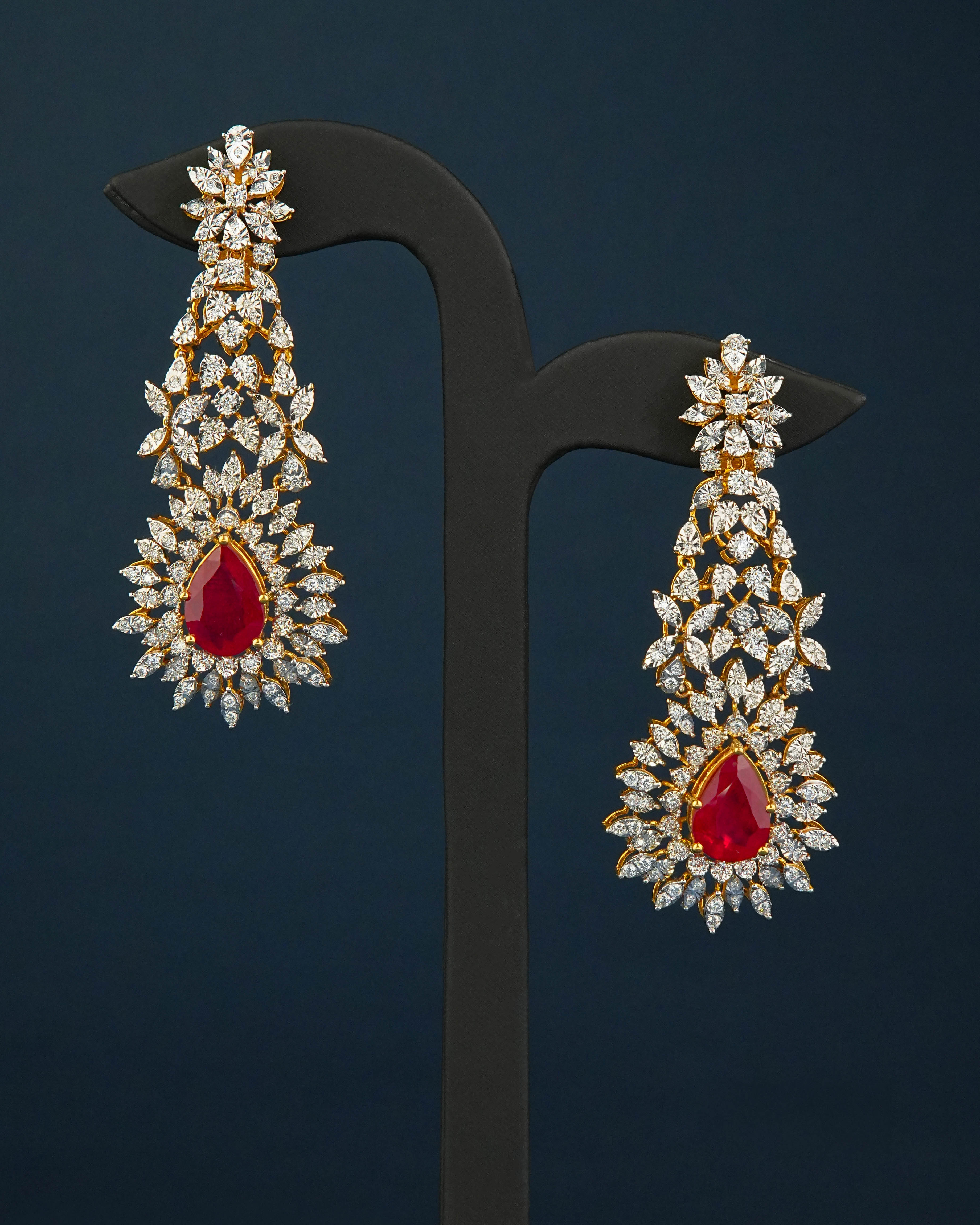 Diamond Long Earrings - NO ORDERS