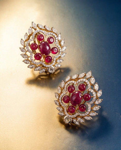 Diamond Long Earrings