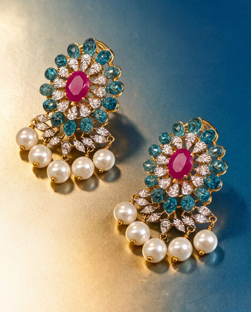 Diamond Long Earrings