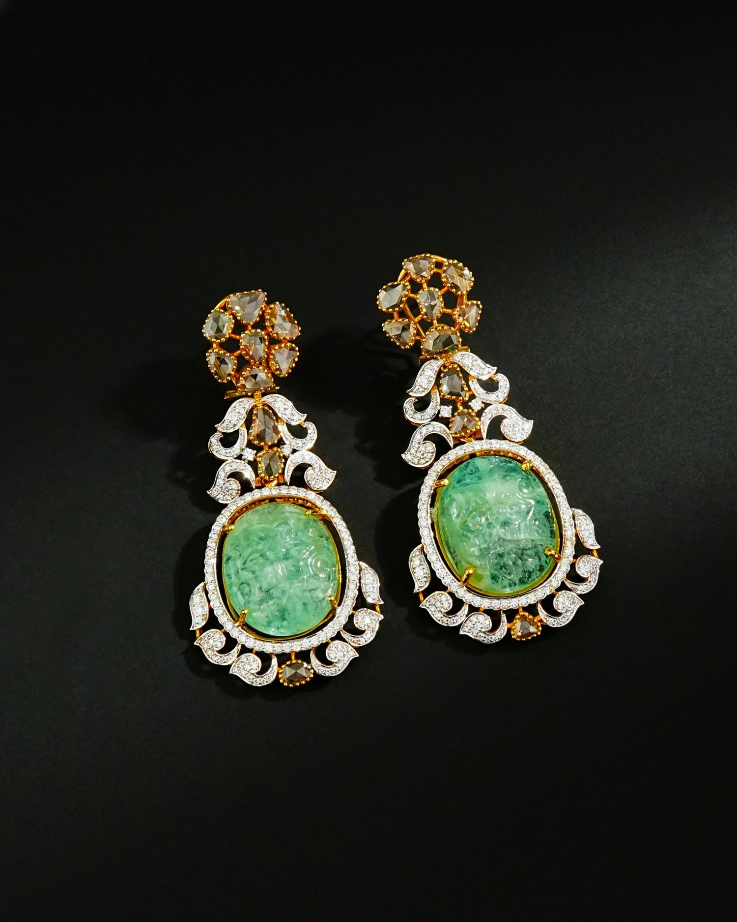 Elodie Diamond Long Earrings
