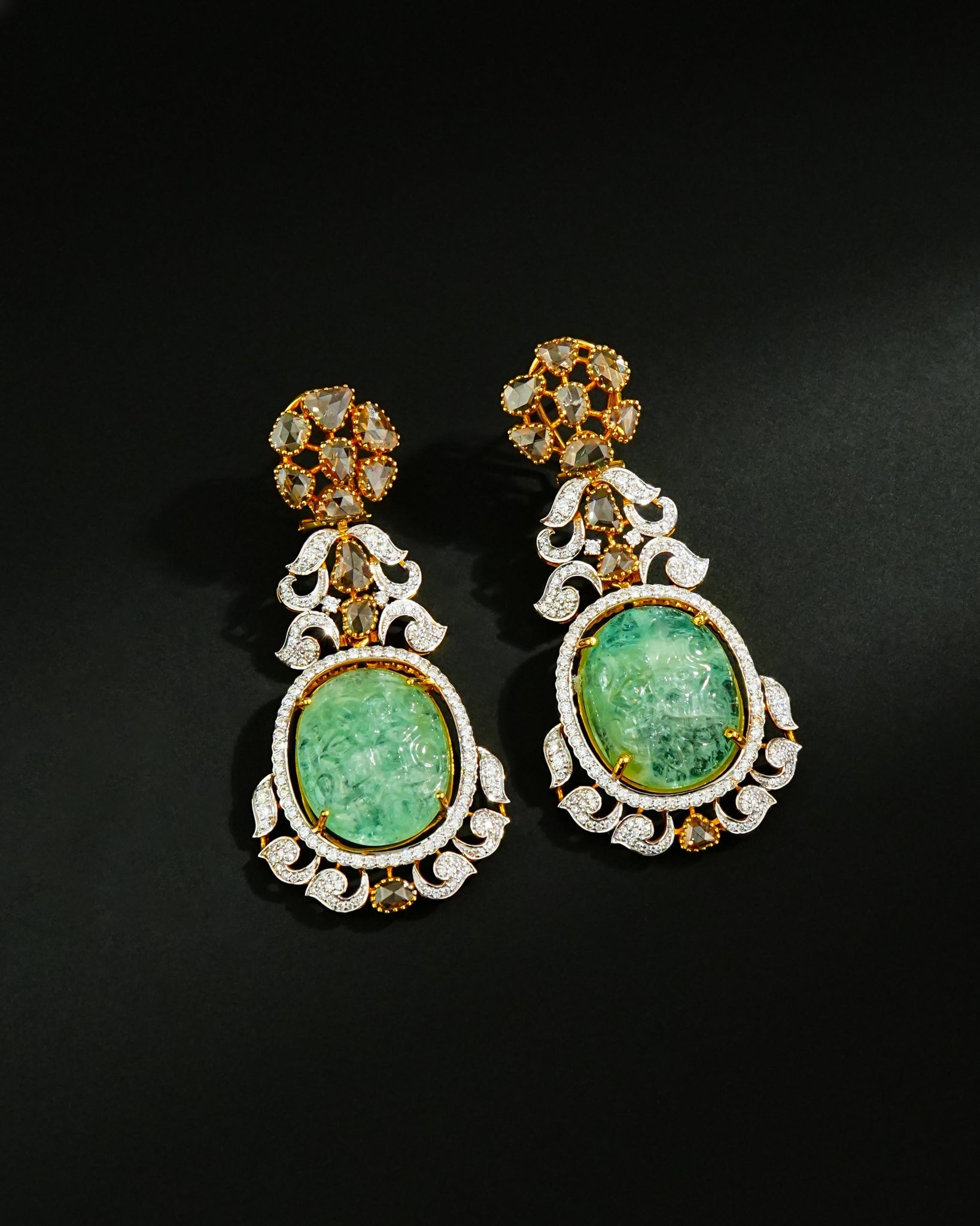 Elodie Diamond Long Earrings