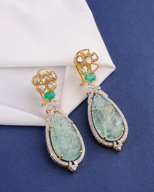 Diamond Long Earrings - NO ORDERS
