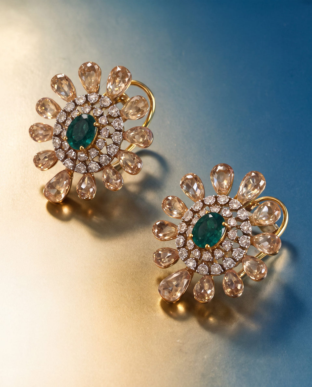 Diamond Long Earrings
