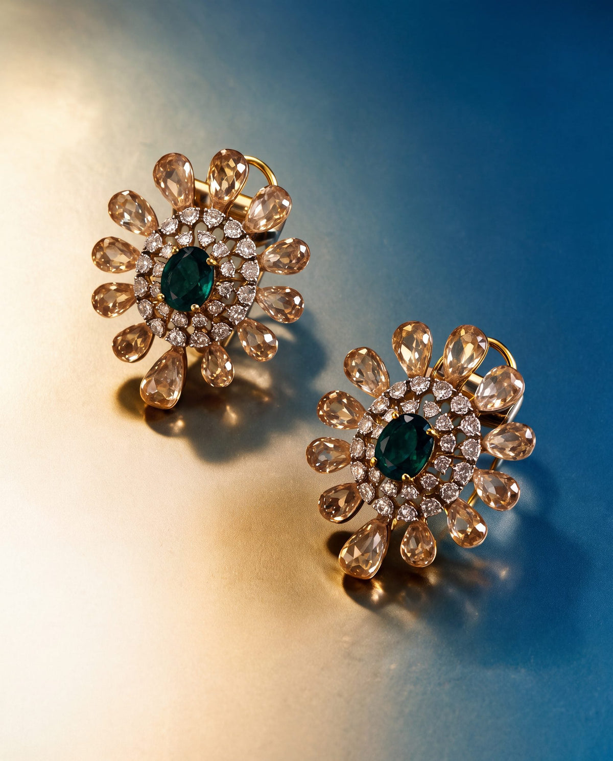 Diamond Long Earrings