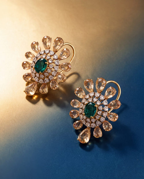 Diamond Long Earrings