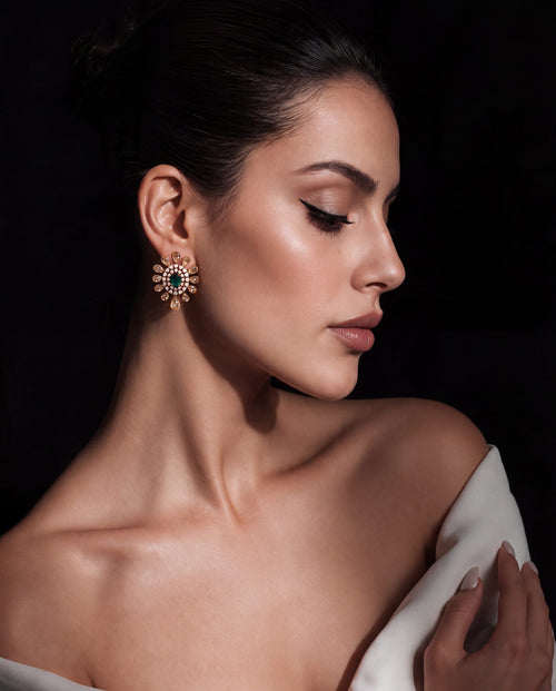 Diamond Long Earrings