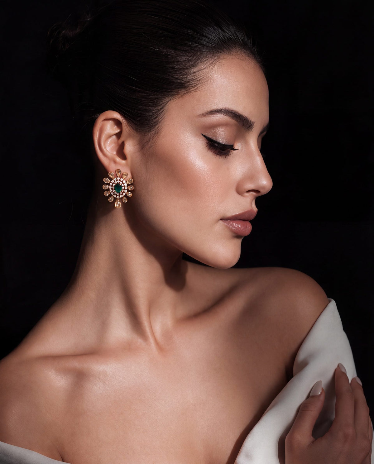 Diamond Long Earrings