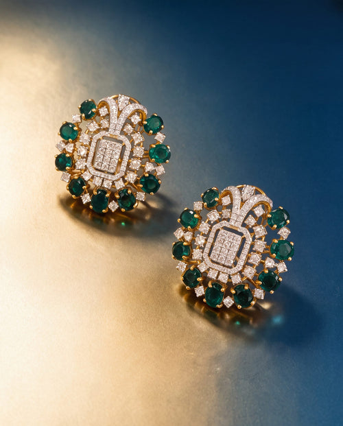 Diamond Long Earrings