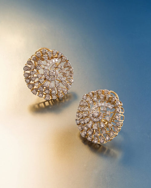 Diamond Long Earrings