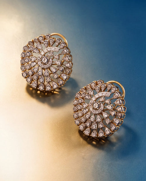 Diamond Long Earrings