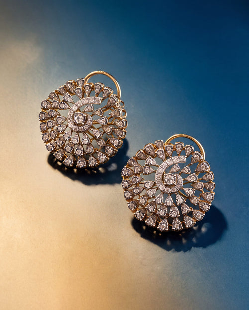 Diamond Long Earrings