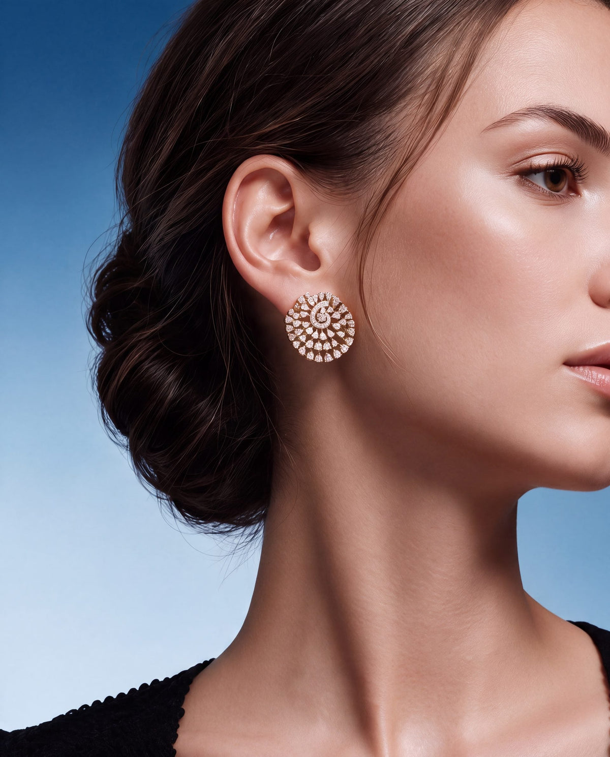 Diamond Long Earrings
