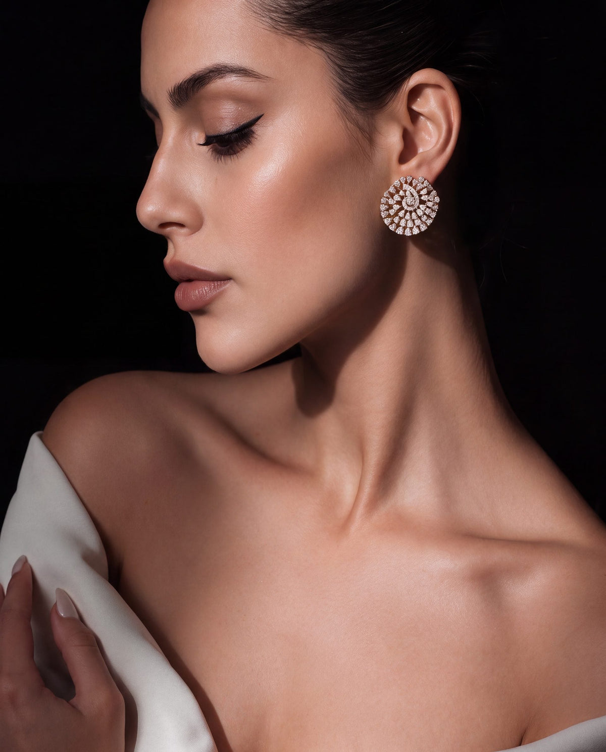 Diamond Long Earrings