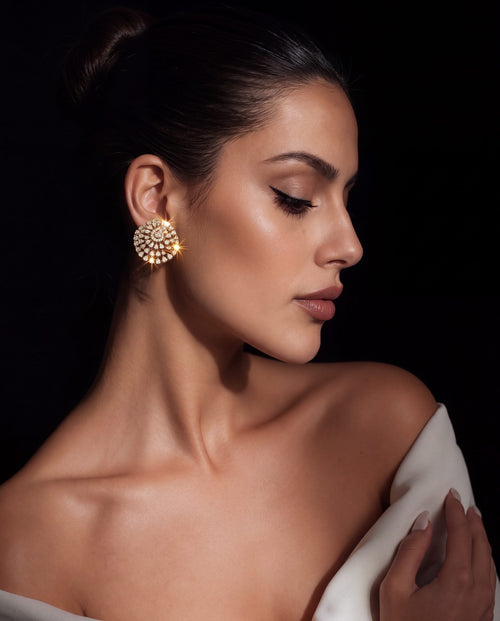 Diamond Long Earrings