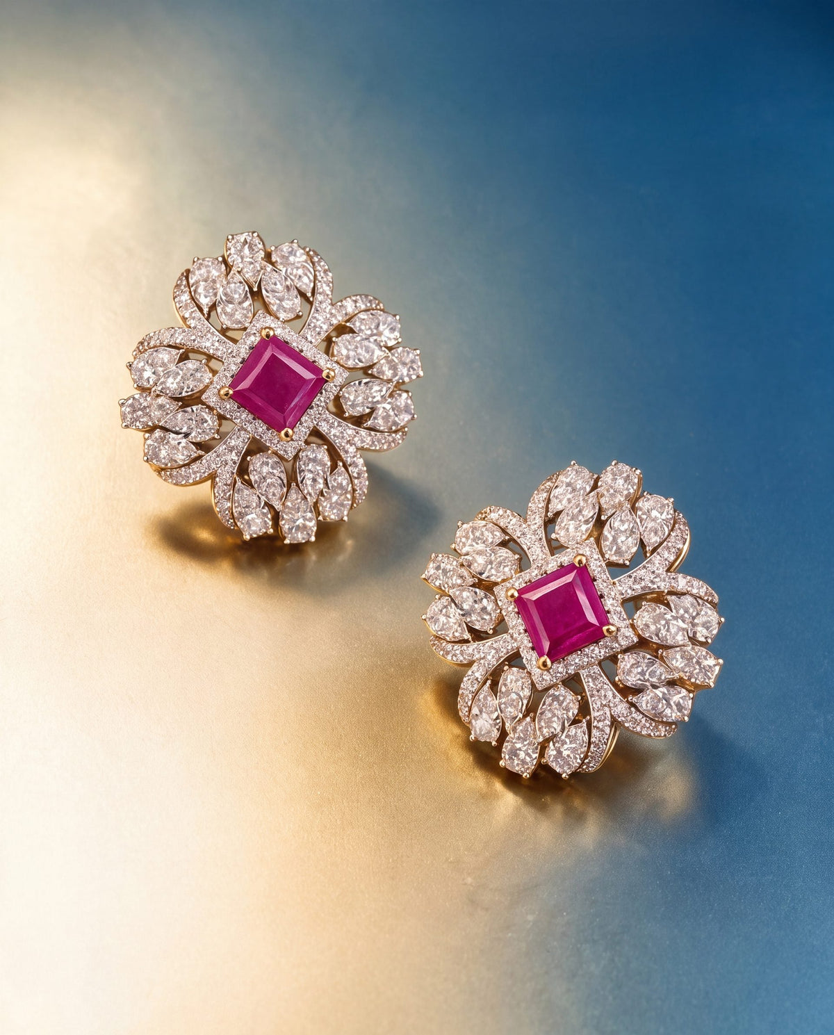 Diamond Long Earrings