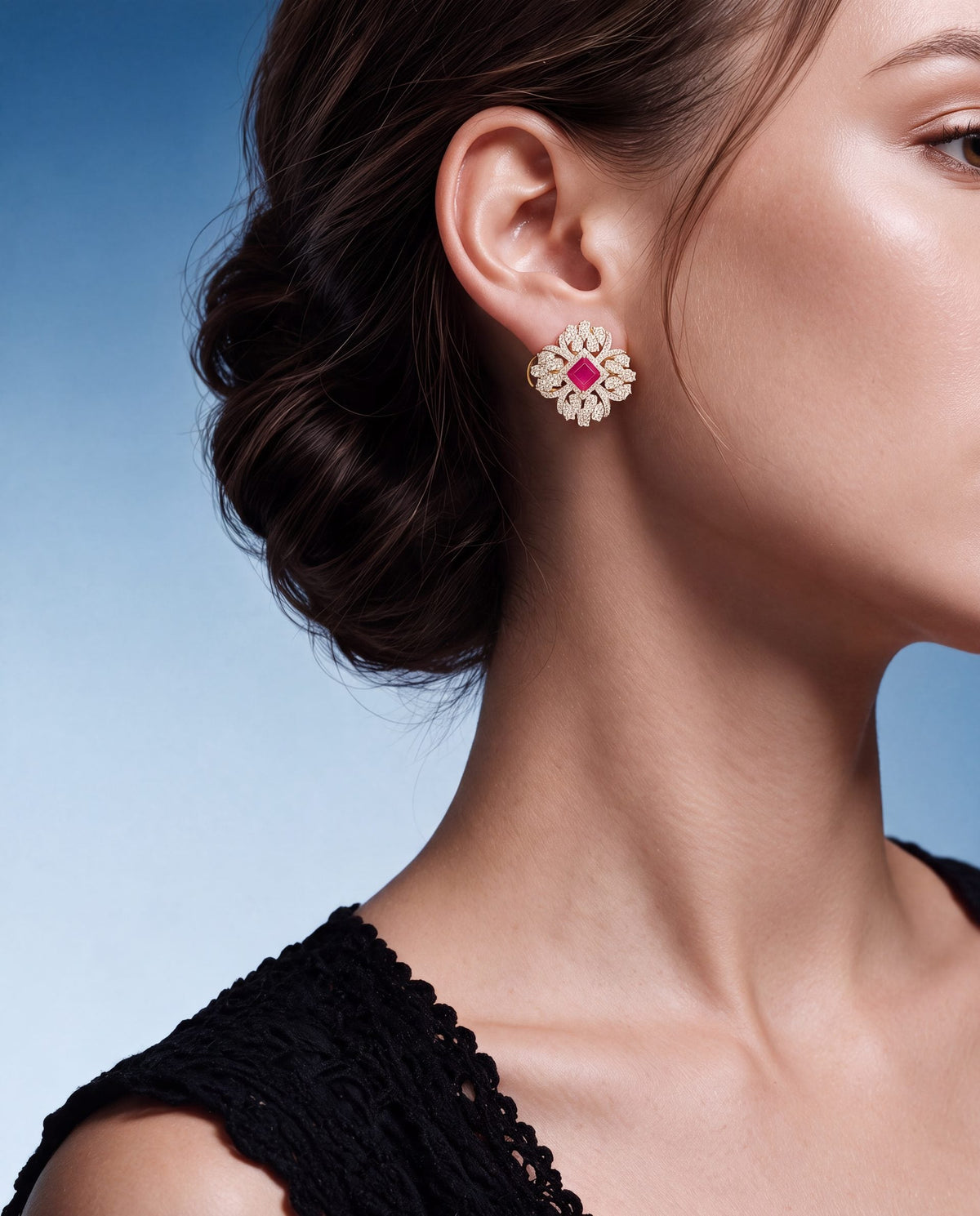 Diamond Long Earrings