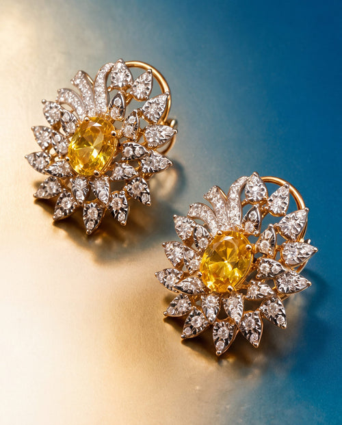 Diamond Long Earrings