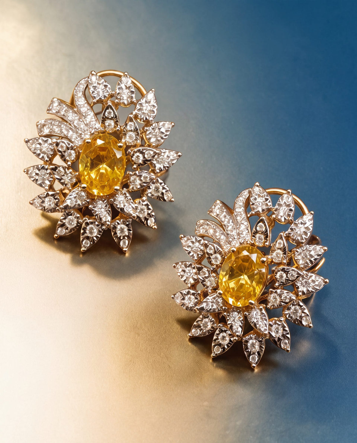 Diamond Long Earrings
