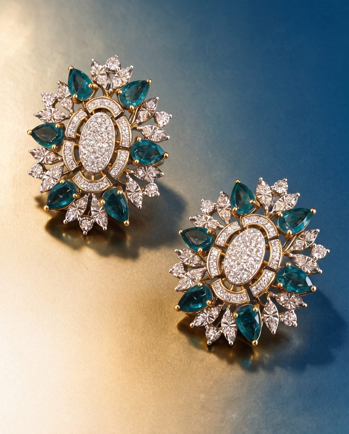 Diamond Long Earrings