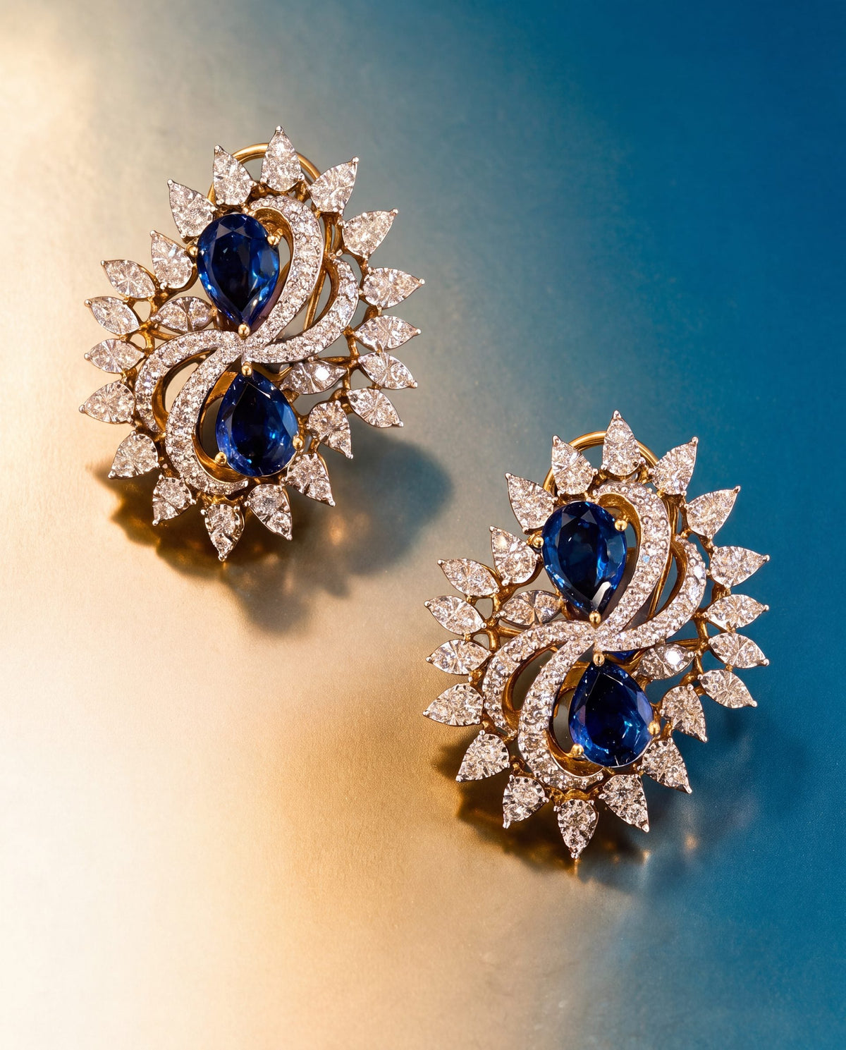 Diamond Long Earrings